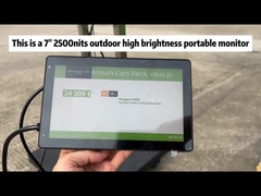 Kamera externe hohe Helligkeit 7 Zoll tragbare 1080P Aluminiumlegierung Gehäuse Monitor