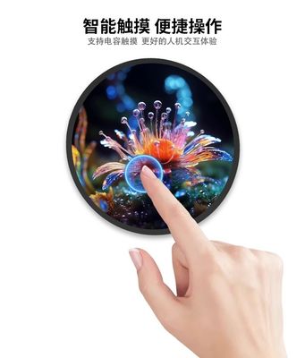 kaufen 23.6 Zoll Indoor Digital Signage Displays LCD 1280*1280 Smart Round HDMI Monitor Online-Herstellung
