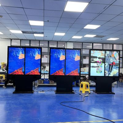 kaufen 55-Inch Dual-Screen Side-By-Side Outdoor Waterproof High Brightness KFC / McDonald'S Menu Boards Online-Herstellung