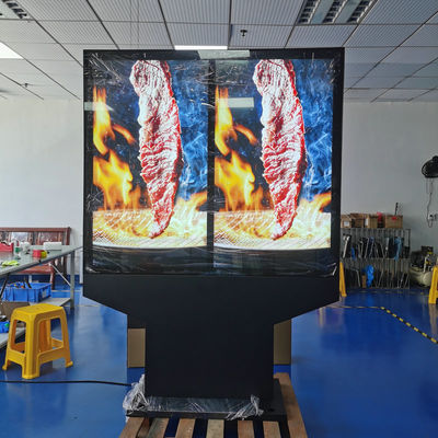 kaufen 55-Inch Outdoor Waterproof Dual-Screen Menu Board With Sunscreen Thermal Treatment Middle East Available Online-Herstellung