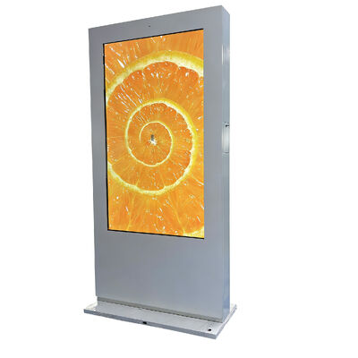 kaufen 75 Zoll 3000cd Helligkeit Doppelseitiges wasserdichtes Outdoor Digital Signage mit CMS-Fernverwaltung Online-Herstellung