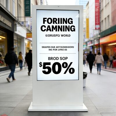 kaufen 75 Zoll 3000 Nits Helligkeit IP65 Wasserdichte Outdoor Digital Signage mit 4K Auflösung und Android OS Online-Herstellung