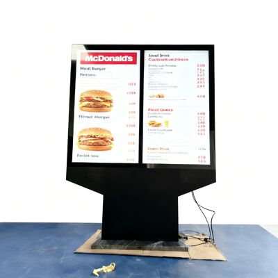 kaufen 55-Zoll-Digital Signage für den Außenbereich mit 3000-4000 Nits Helligkeit Adobe RGB 98% Farbe und IP65 wasserdichtes Werbe-Kiosk Online-Herstellung