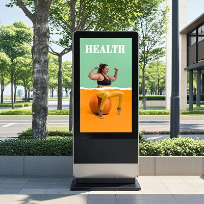 kaufen 55 Zoll 3000 Nits Helligkeit IP65 Wasserdichtes Outdoor Digital Signage und Werbedisplay-Kiosk Online-Herstellung