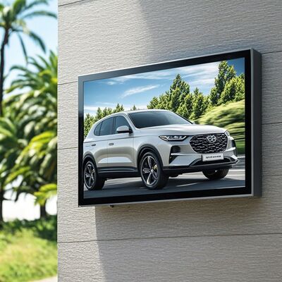 kaufen 55 Zoll Outdoor LCD Werbemaschine mit Full Lamination Technologie, 4000 Nits Helligkeit und IP67 wasserdichtem Digital Signage Online-Herstellung