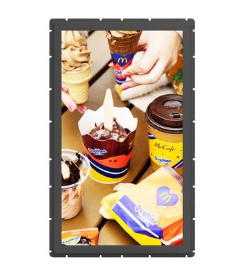 kaufen 32 Zoll Outdoor-LCD-Display mit 2000cd/m2 Helligkeit 1920x1080 Auflösung und kapazitivem Touchscreen Online-Herstellung