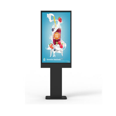 kaufen 55 Zoll Outdoor LCD Werbekiosk mit 4000 Nits Helligkeit und IP67 wasserdichtem Touchscreen Digital Signage Online-Herstellung