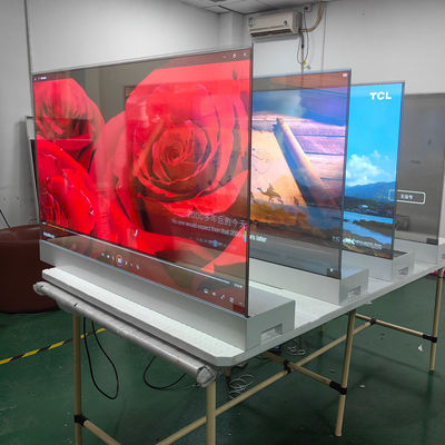 55 Zoll Kontrast 64x32 Weißblau OLED Bildschirm Smart TV Monitor