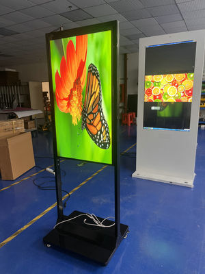 1000-3000nits Doppelseitiges Outdoor-Display Digitale Werbeanzeigen für Geschäfte