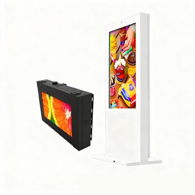 32-86 Zoll IP65 wasserdichte Outdoor Digital Signage mit 10-Punkt-Touch-Interactive Totem Kiosk