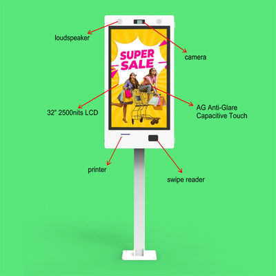 32-Zoll-Hochhelligkeits-Wasserdichte Outdoor-Digital Signage mit 1920 x 1080 Auflösung und 50000 Stunden Lebensdauer