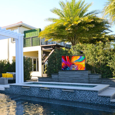 55-Zoll-LCD-Werbeanzeige für den Außenbereich mit 3000-Nit-Helligkeit IP67 Wasserdicht und anti-glare Glas