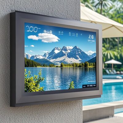 32 Zoll IP65 wasserdichte Outdoor Digital Signage mit 3000 Nits Helligkeit LCD Werbemaschine