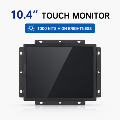 Sunlight Readable Industrial Grade Touchscreen Display Featuring Durable Construction and Wide Operating Temperature Range